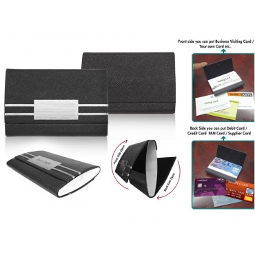 dual business card holder